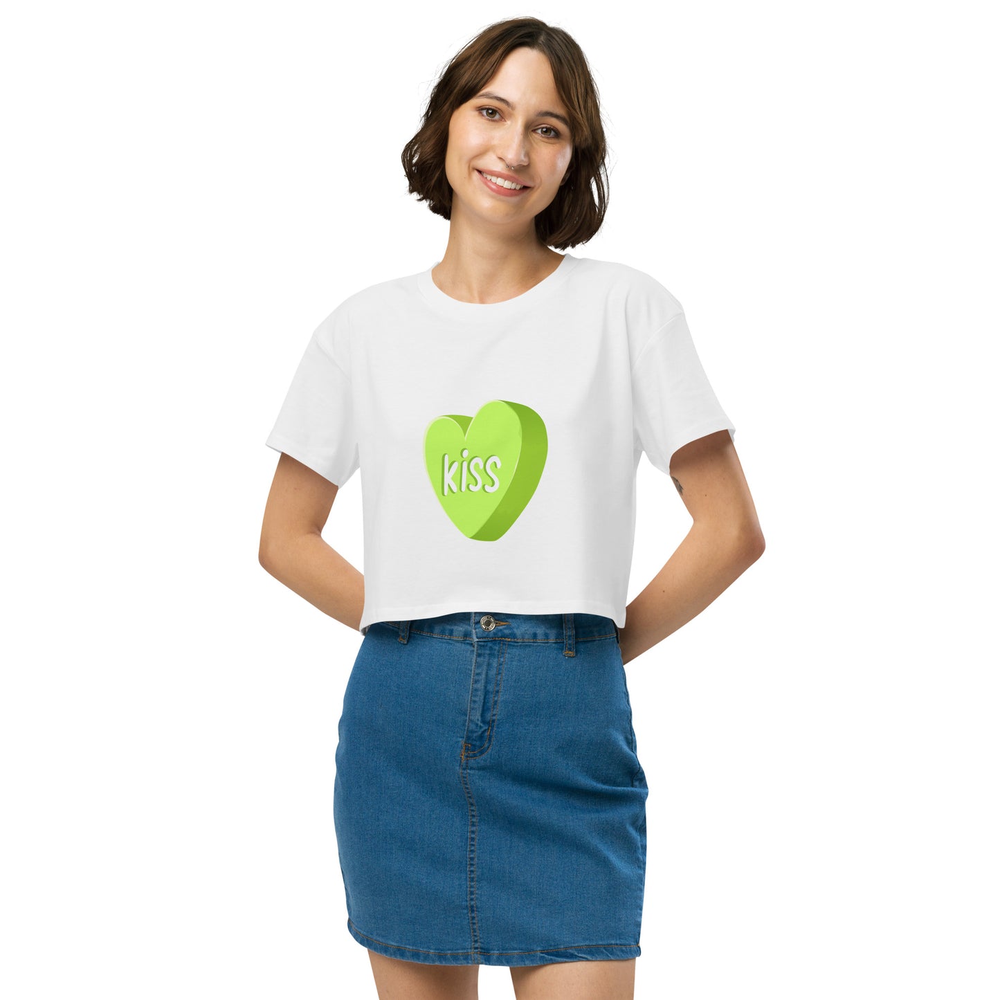 Lime Love crop top