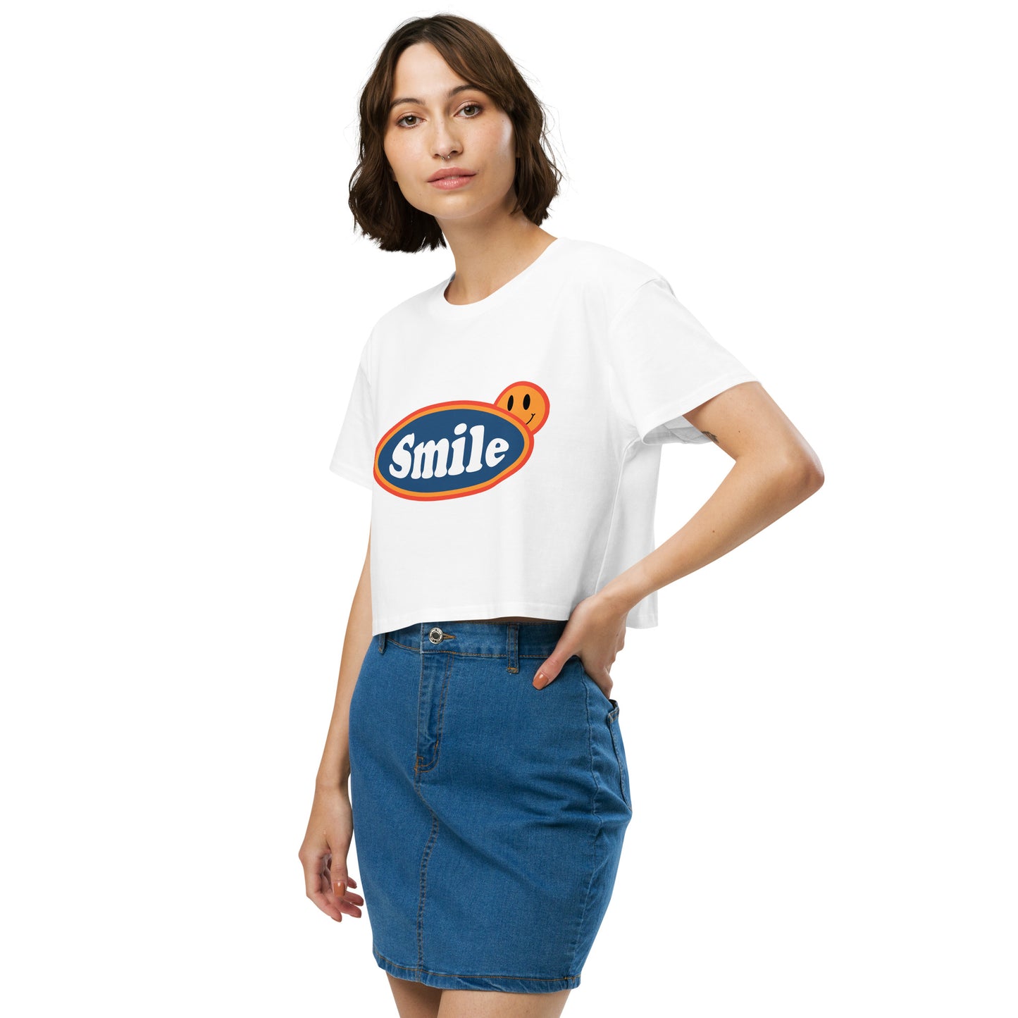 Smile Women’s crop top