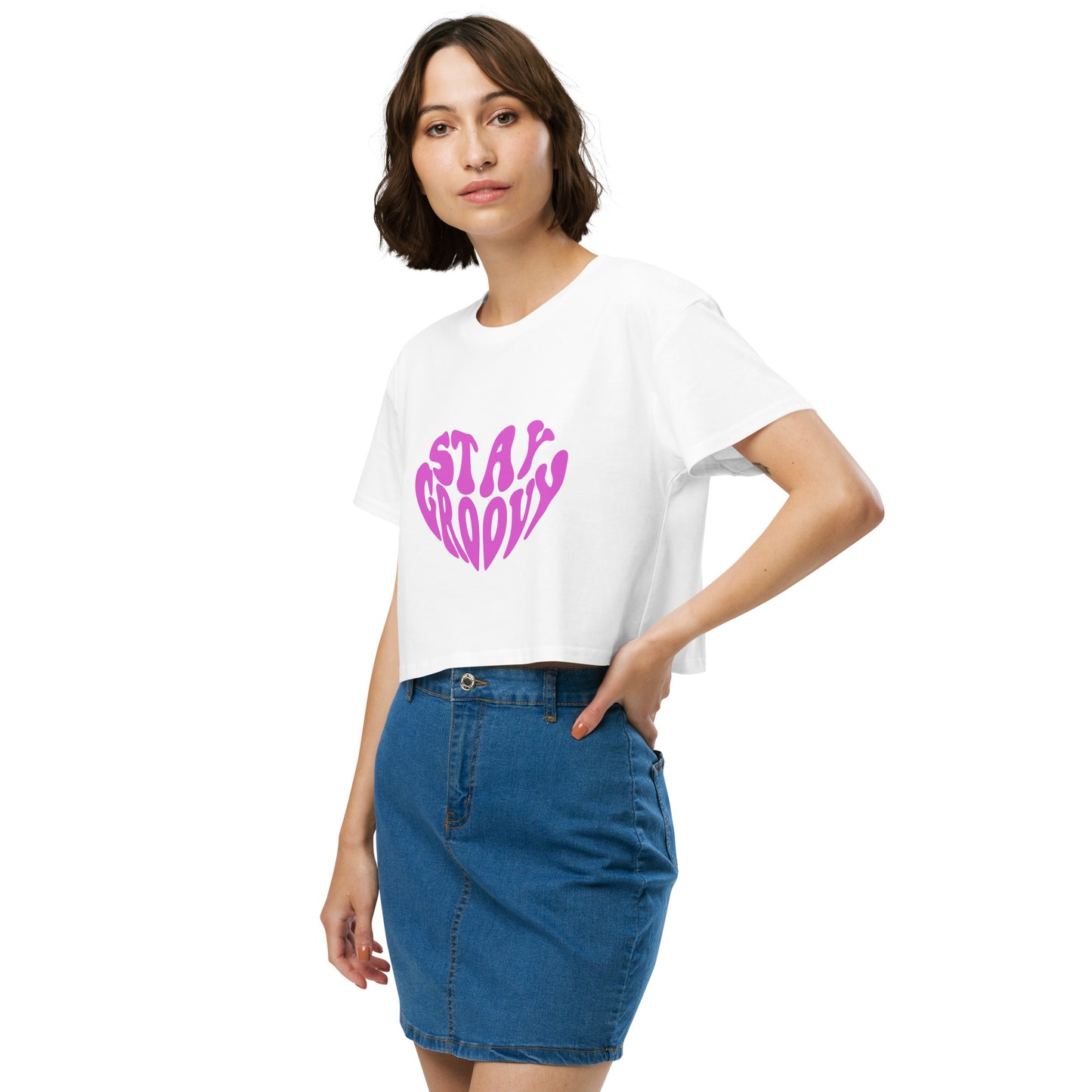 Stay Groovy crop top