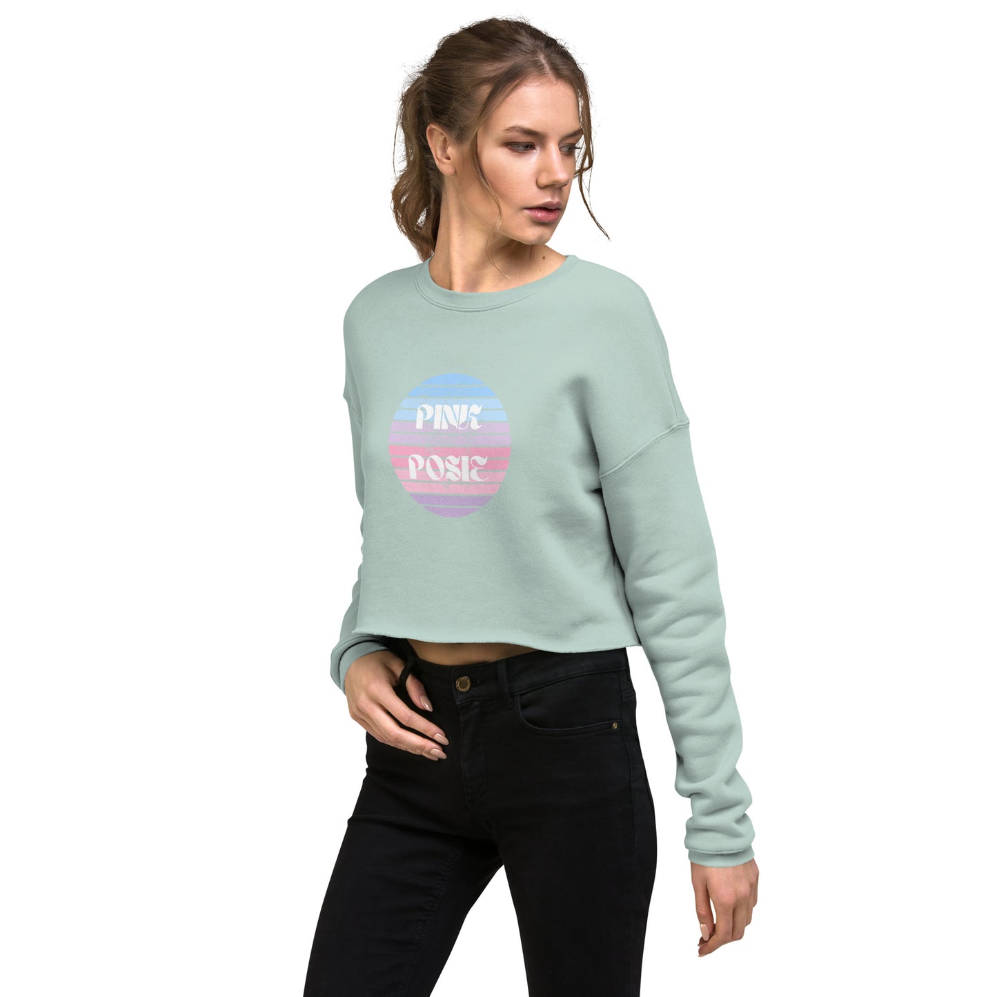 Pastal Posie Crop Fleece