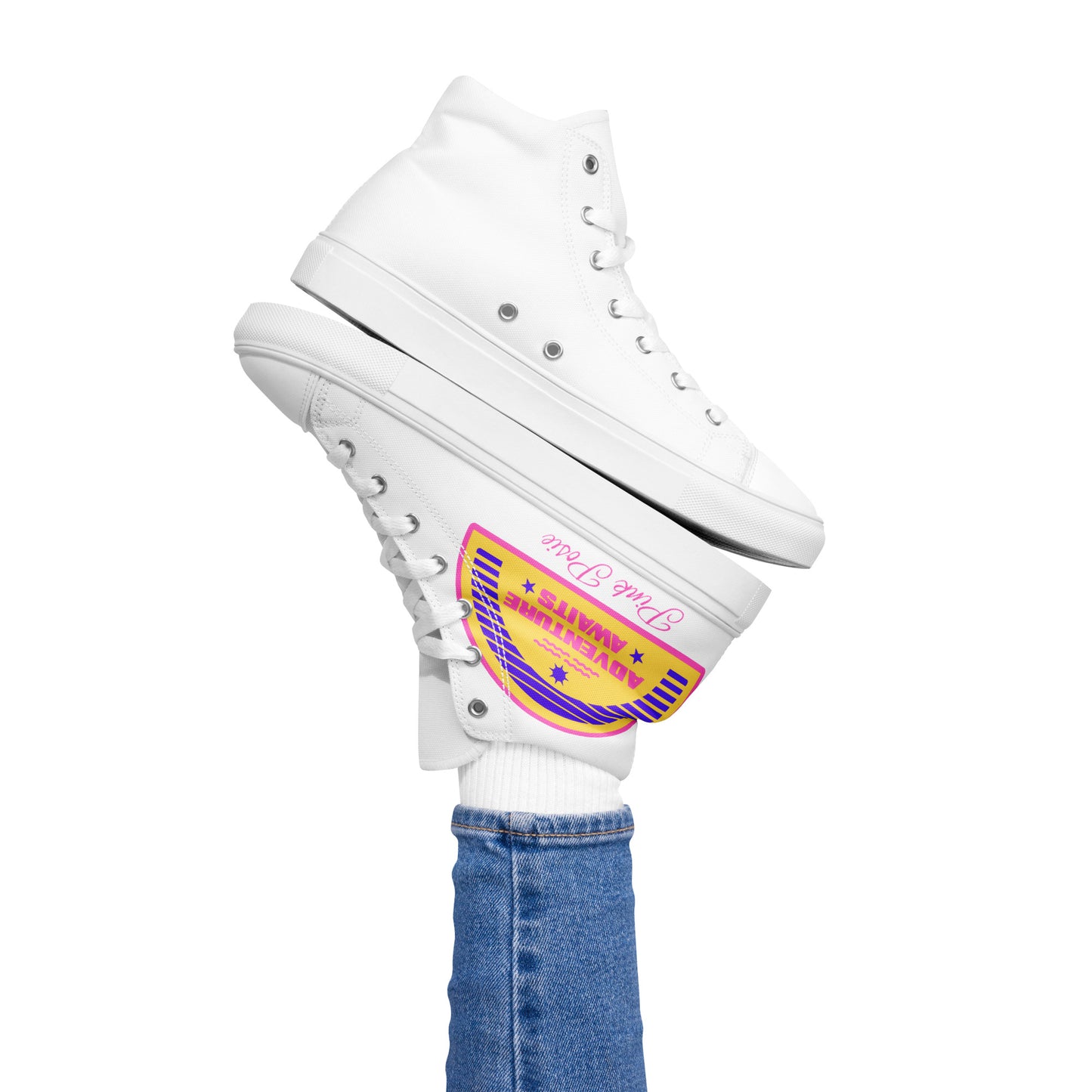 Women’s high top canvas shoes