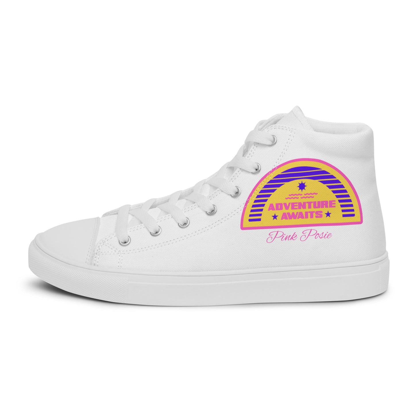 Women’s high top canvas shoes