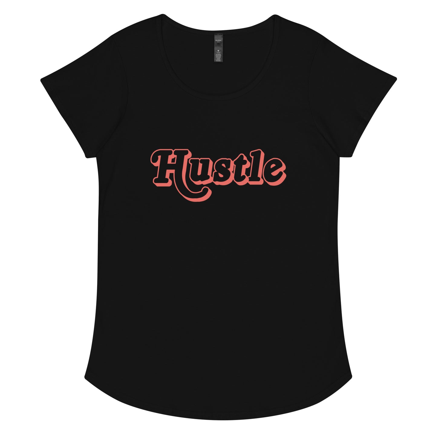 Hustle round neck tee