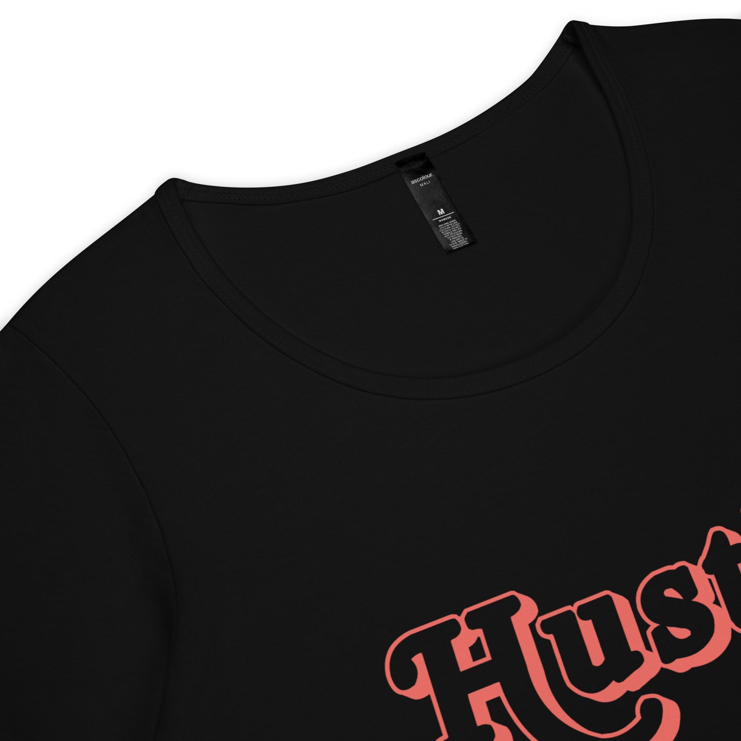 Hustle round neck tee