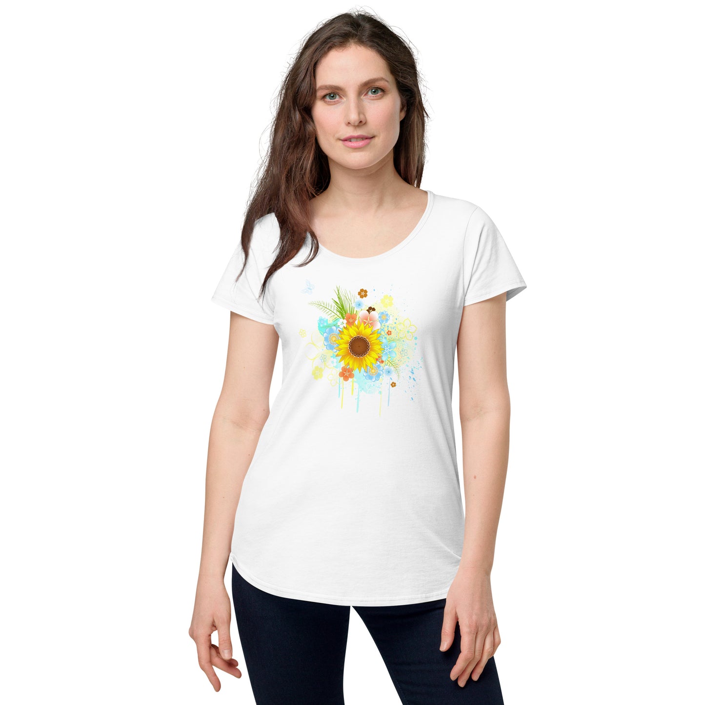 Flower Canvas round neck tee