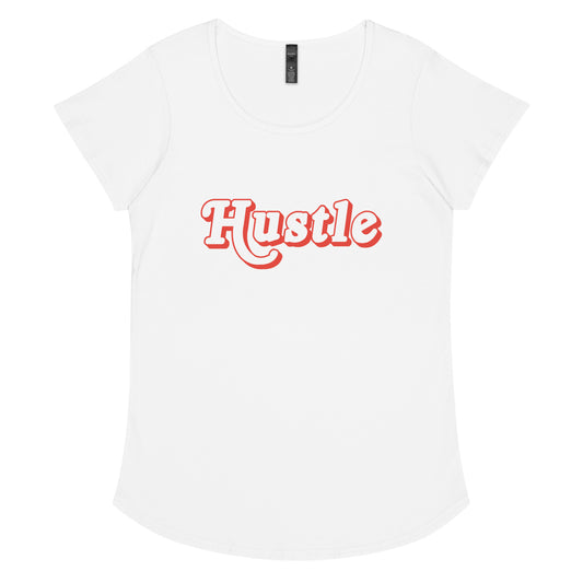 Hustle round neck tee