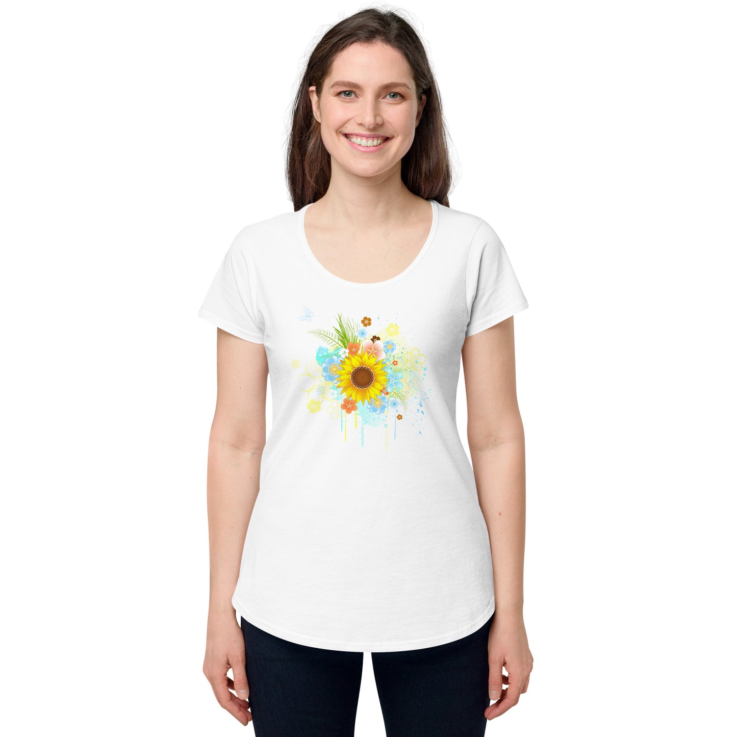 Flower Canvas round neck tee