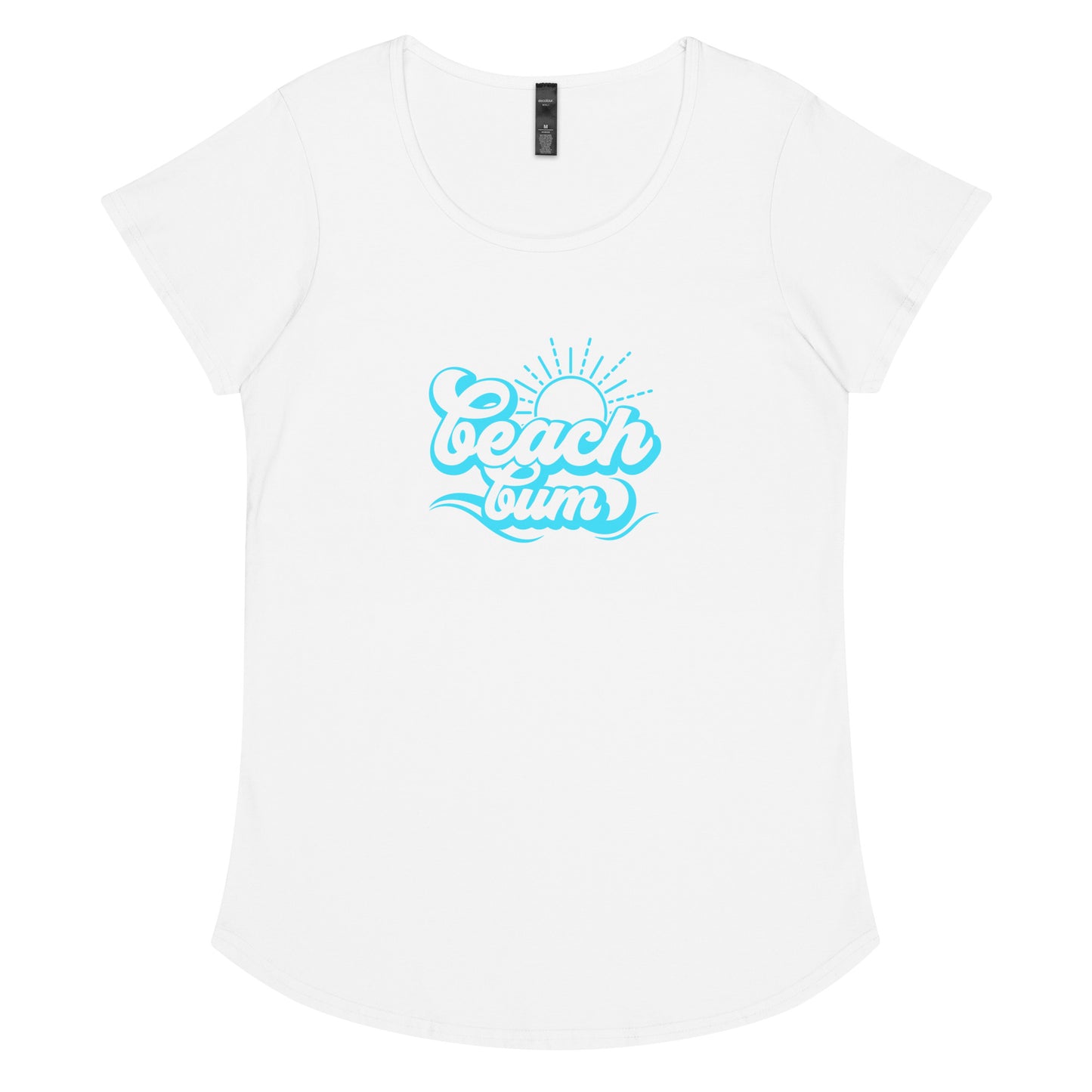 Beach Bum Blue round neck tee