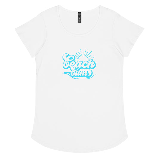 Beach Bum Blue round neck tee