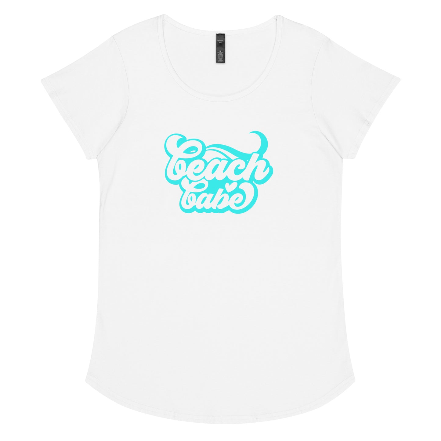 Beach Babe Blue round neck tee