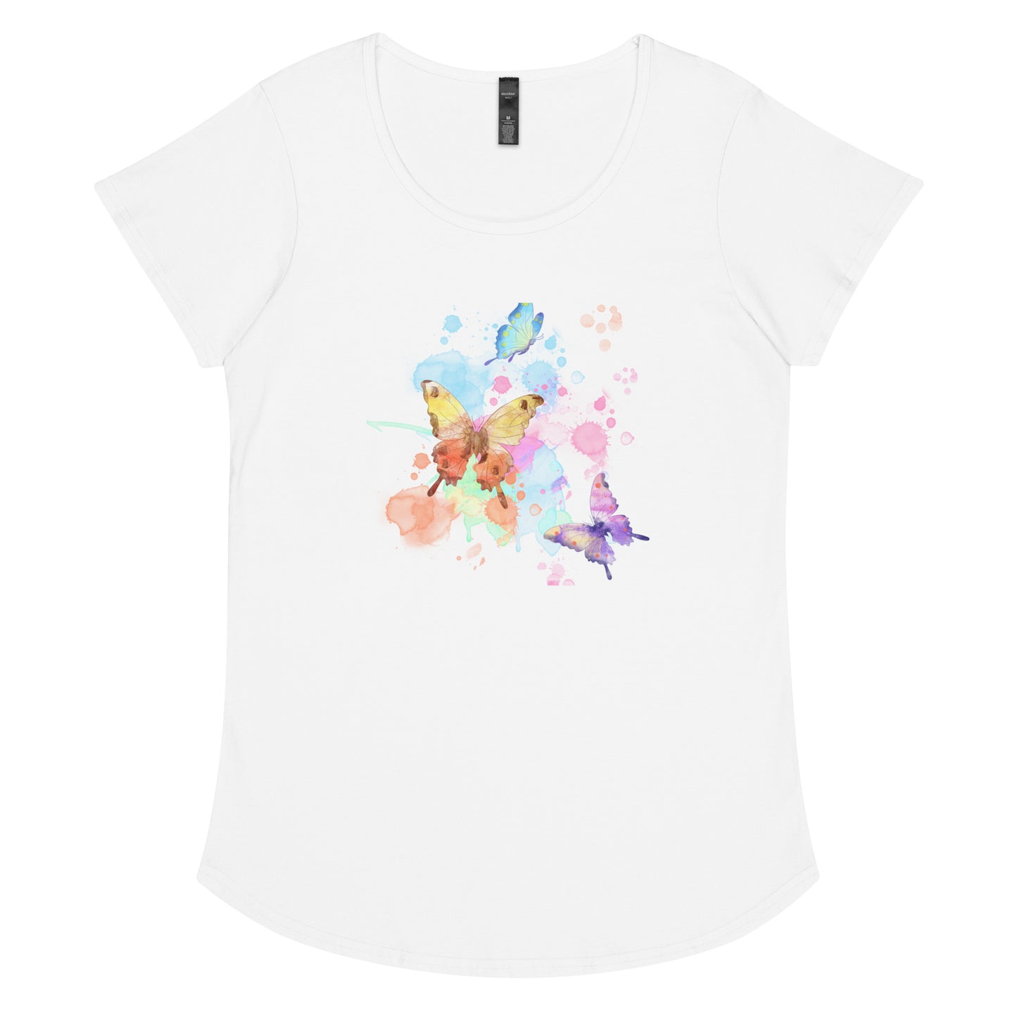 Butterfly round neck tee