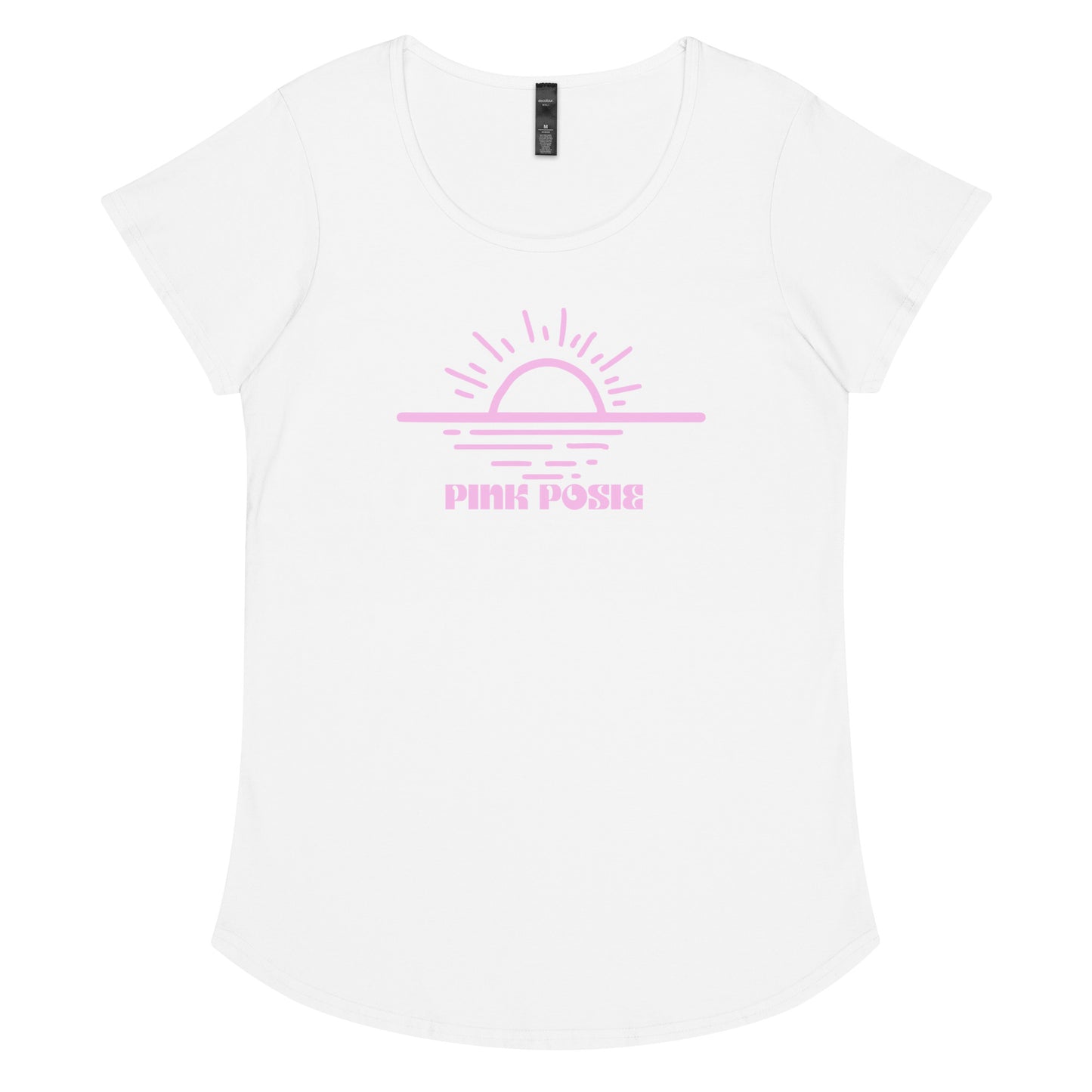 Pink Sun round neck tee