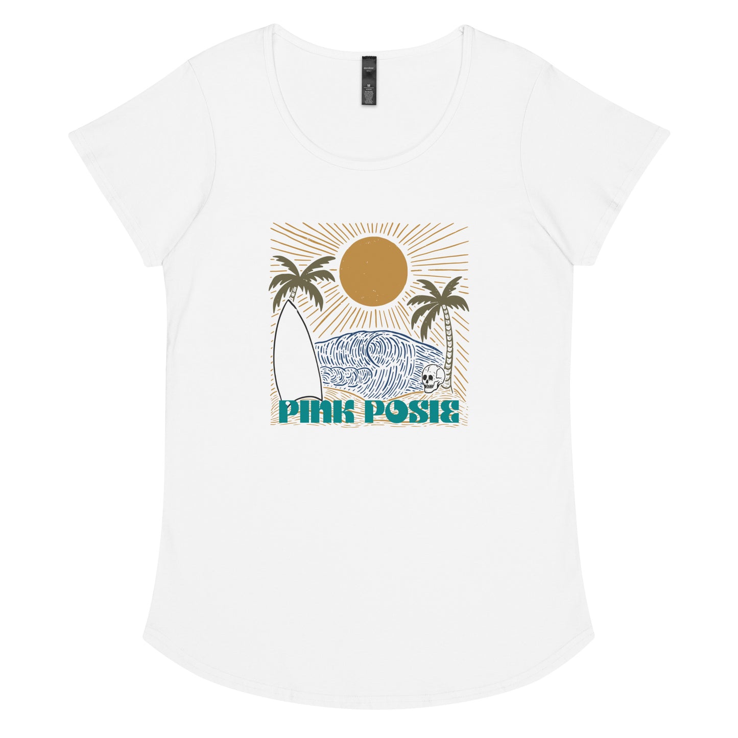 Surfing Line round neck tee