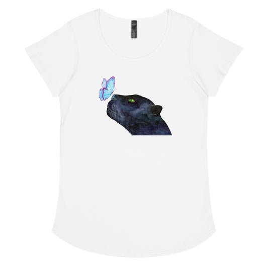 Butterfly Panther round neck tee