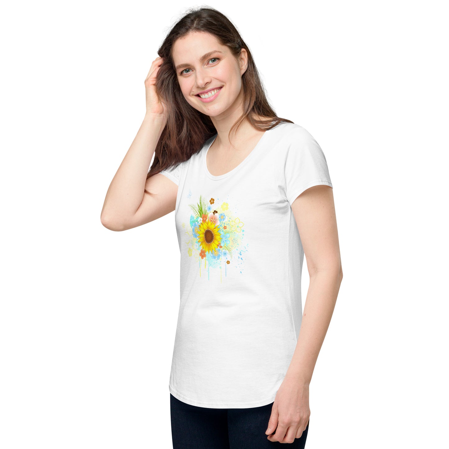 Flower Canvas round neck tee