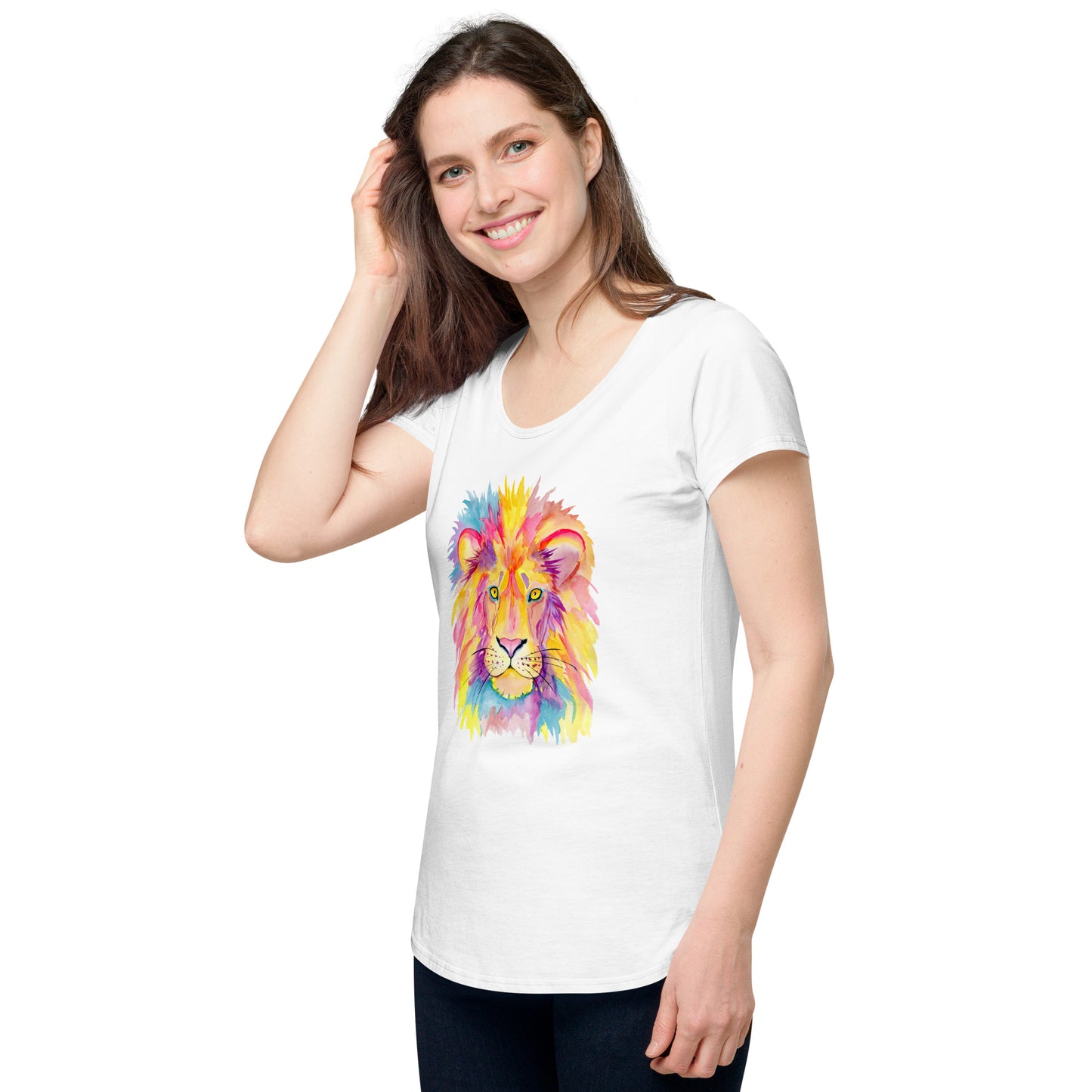 Water Lion round neck tee