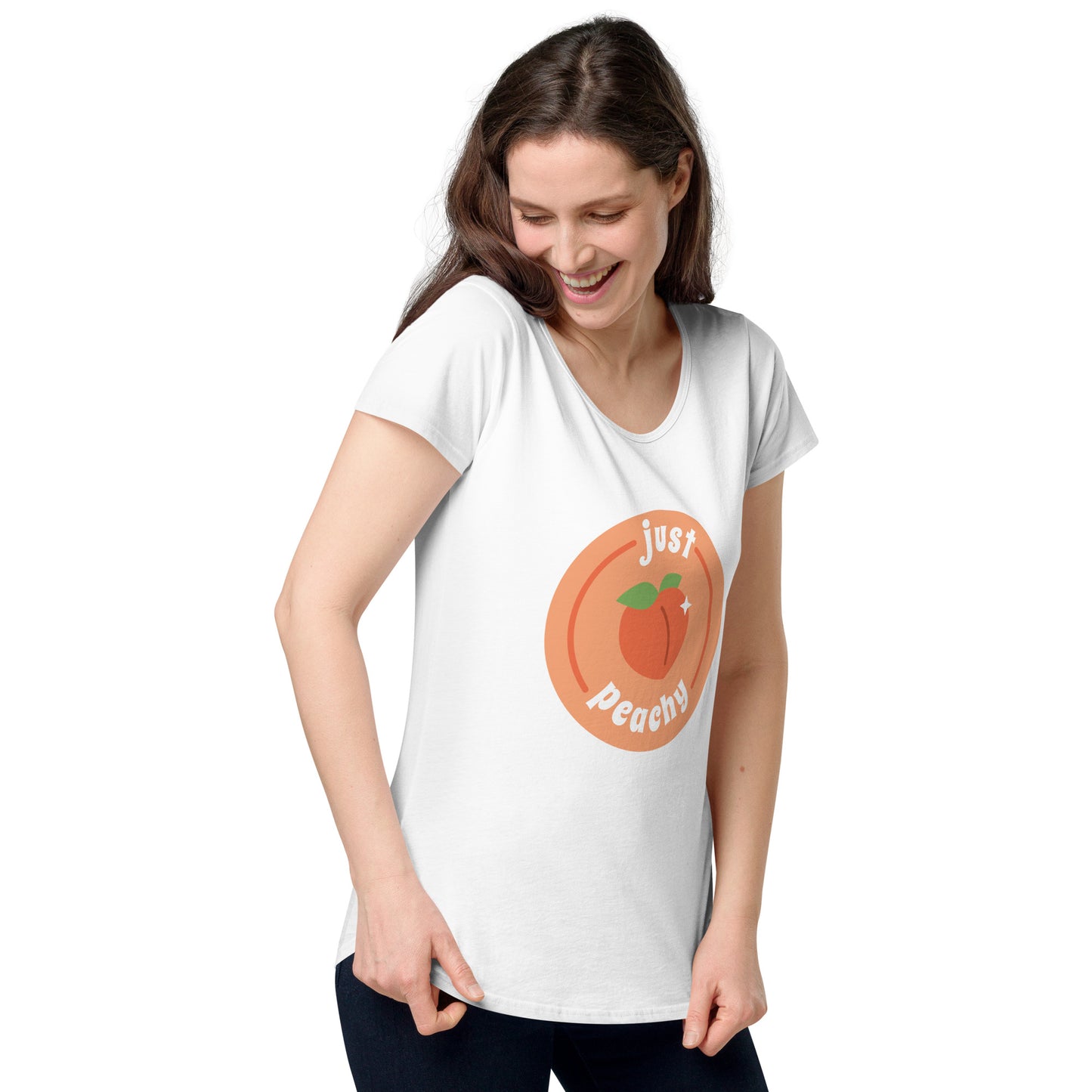 Just Peachy round neck tee