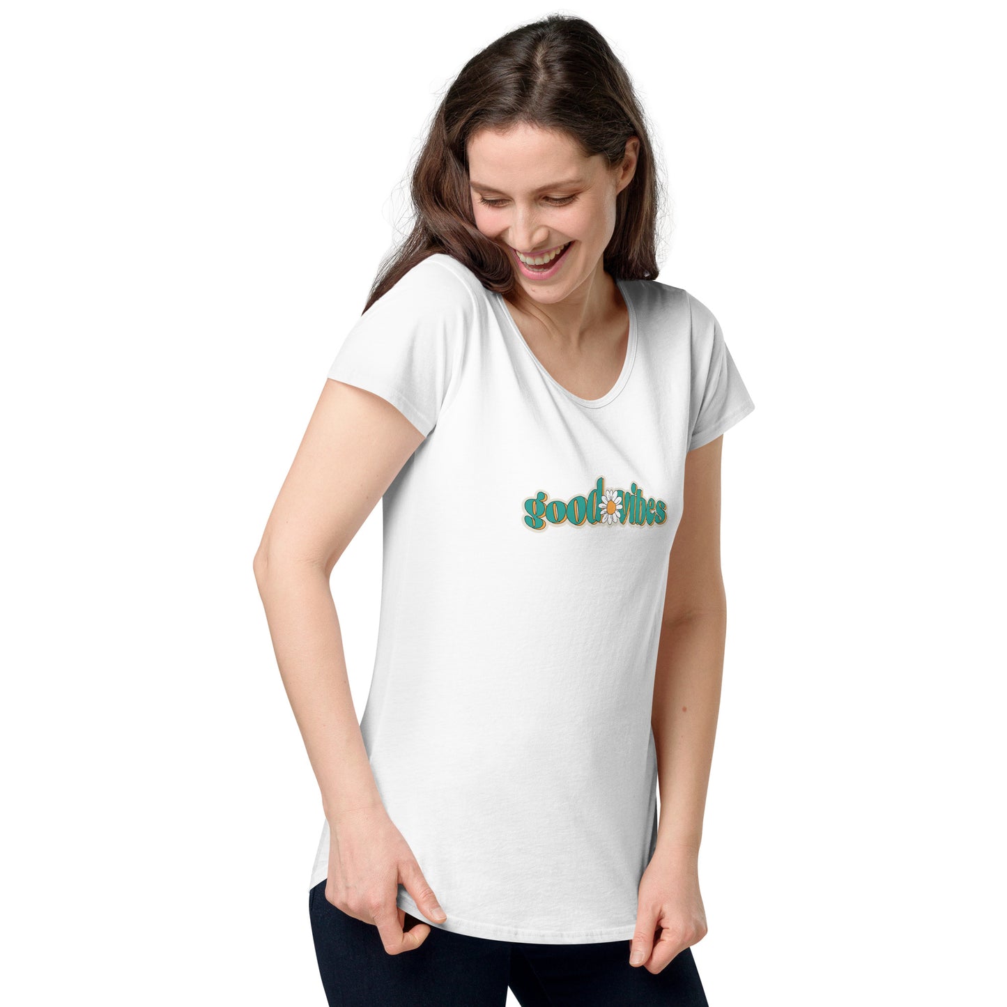 Good Vibes round neck tee