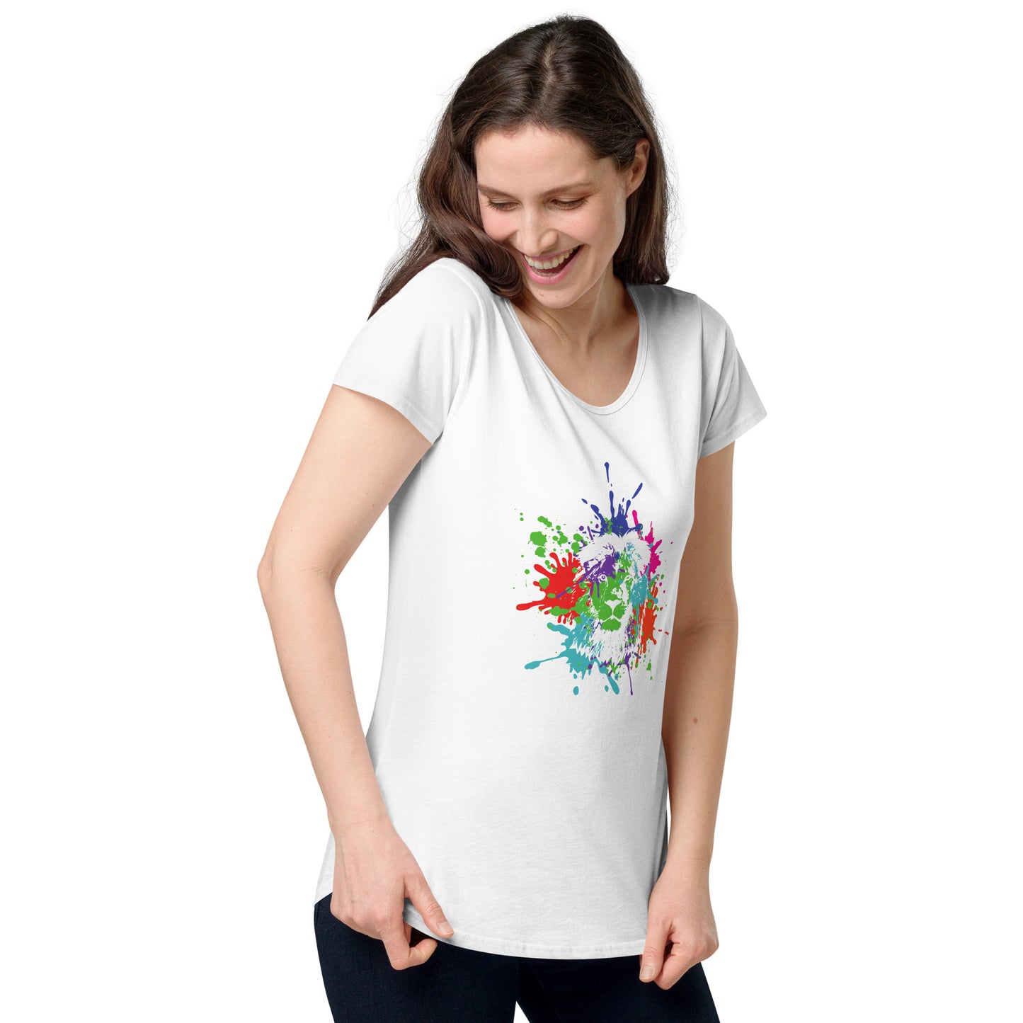 Paint by numbers round neck tee